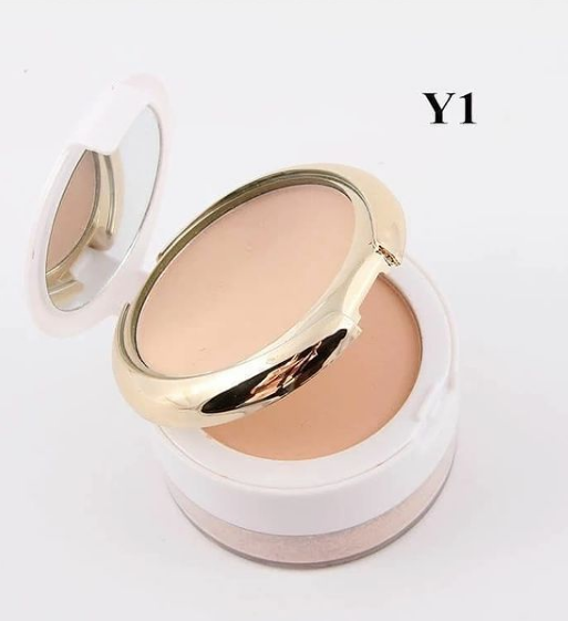 Miss Rose 3D Pearl Whitening Compact Powder & Loose Powder