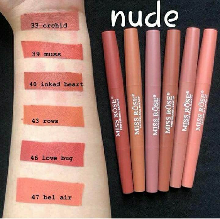 MISS ROSE Lipsticks Plus Liner