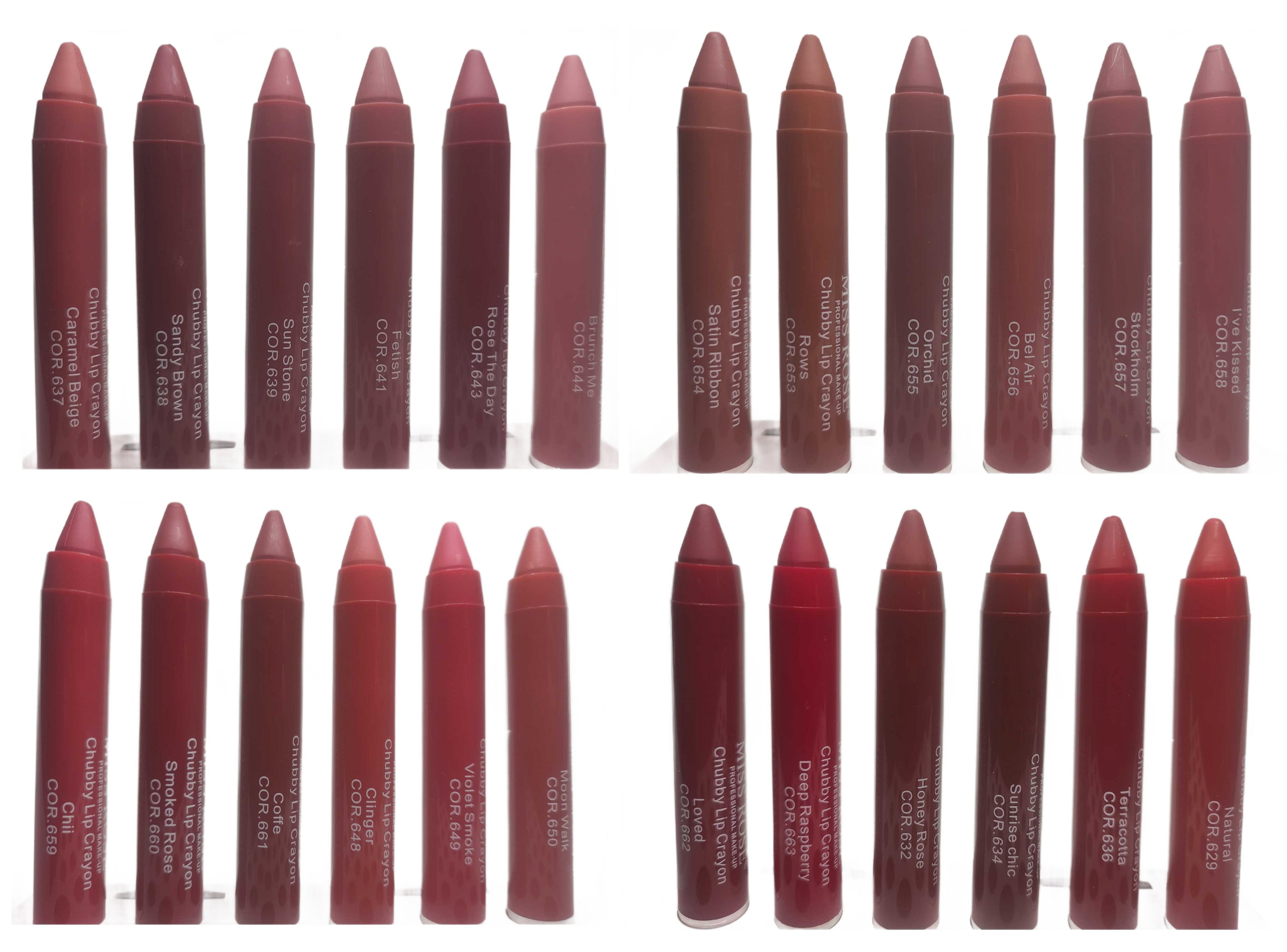 MISS ROSE Matte Lip Batom Crayon