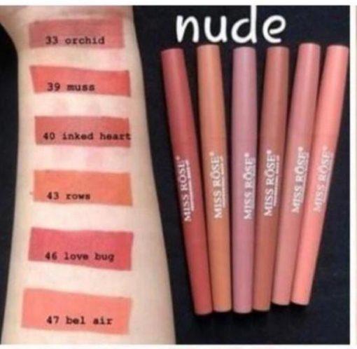 MISS ROSE Lipsticks Plus Liner