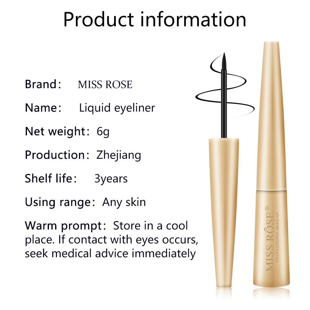 Miss Rose Matte Black Liquid Eyeliner